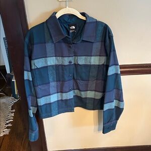 Northface flannel shirt jacket